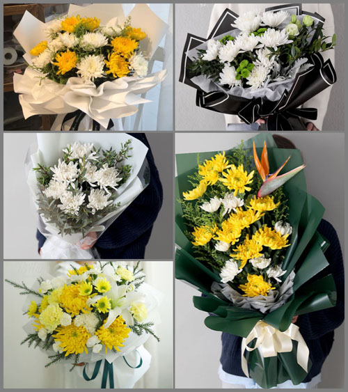 贵州毕节市金沙县沙土镇观堂村白事花束代送